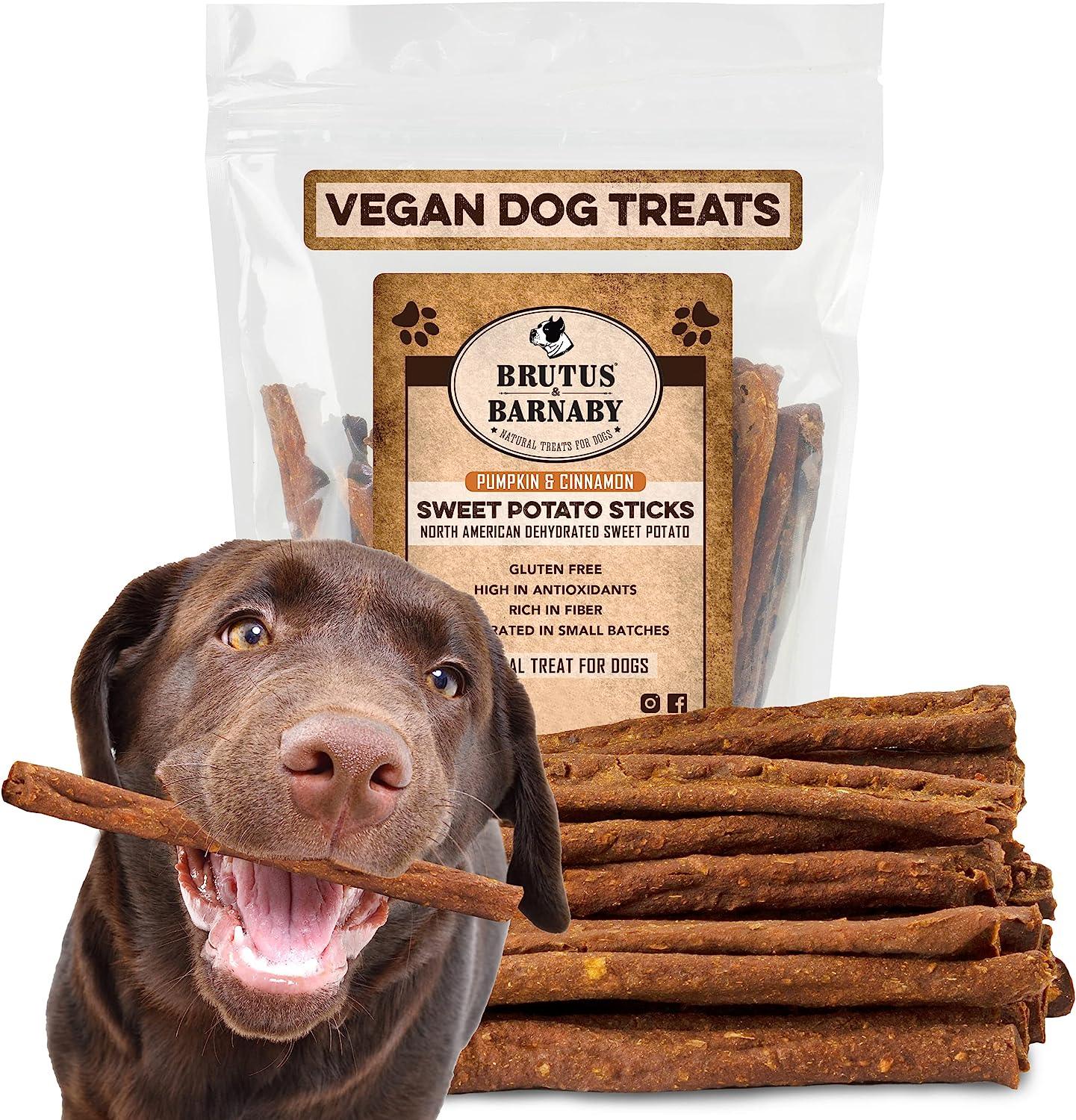 Sweet Potato Sticks - Pumpkin and Cinnamon Sweet Potato Dog Treats - Brutus & Barnaby
