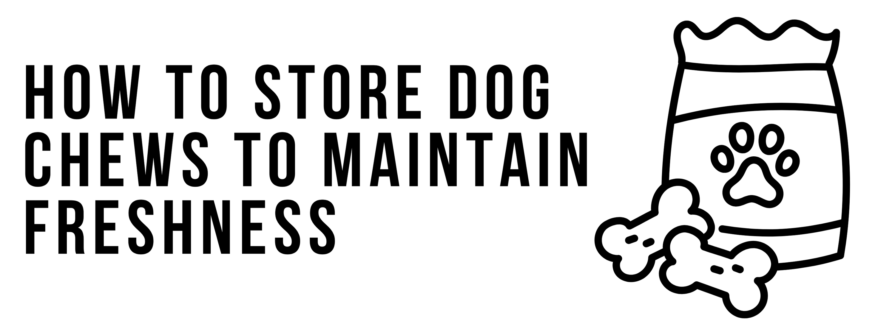 How to Store Dog Chews to Maintain Freshness