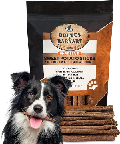 Sweet Potato Sticks - Pumpkin And Bacon Sweet Potato Dog Treats