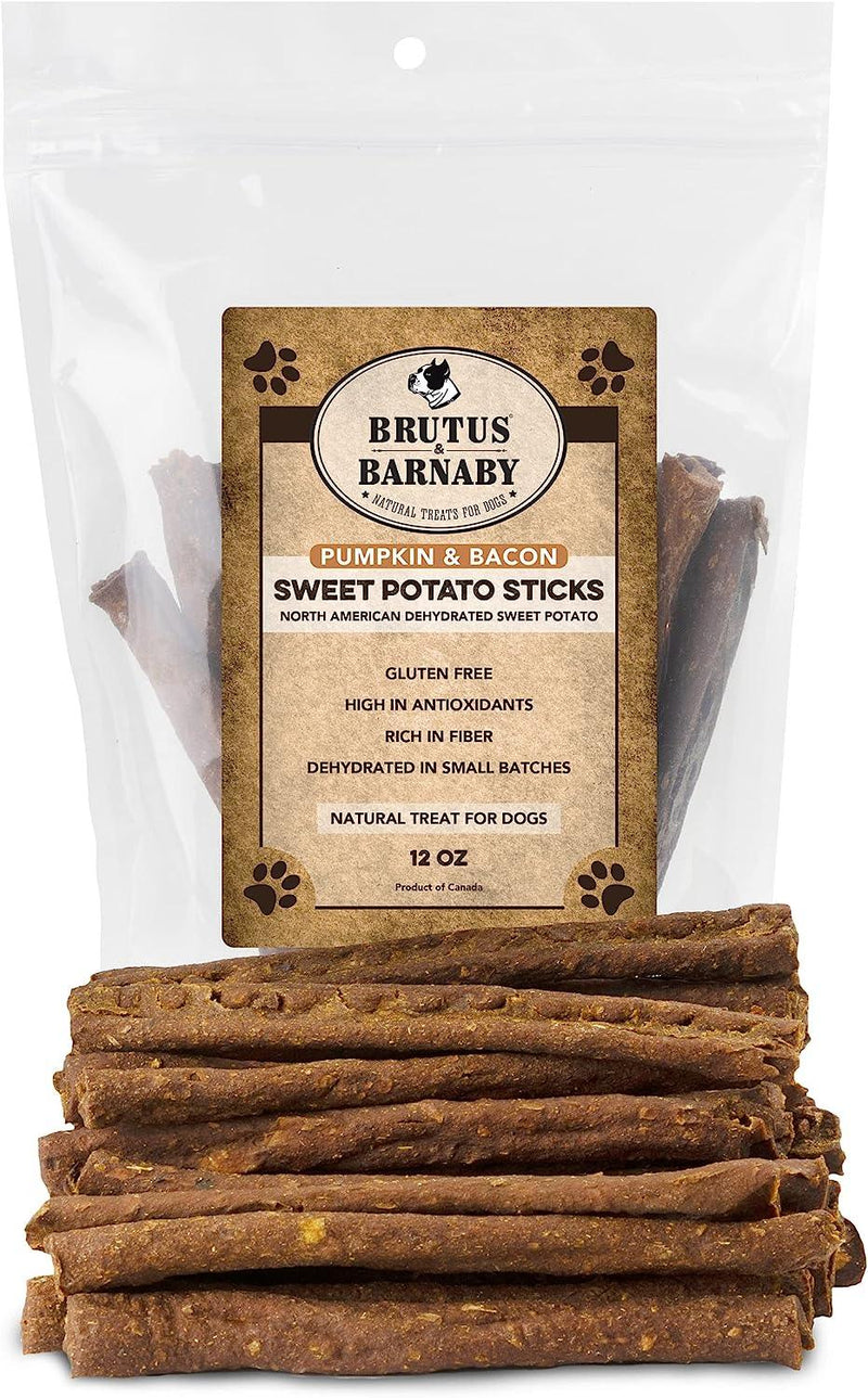 Sweet Potato Sticks - Pumpkin And Bacon Sweet Potato Dog Treats