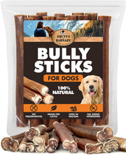 Bully Sticks for Dogs | 6 Inch, Odor-Free & Rawhide-Free Chews