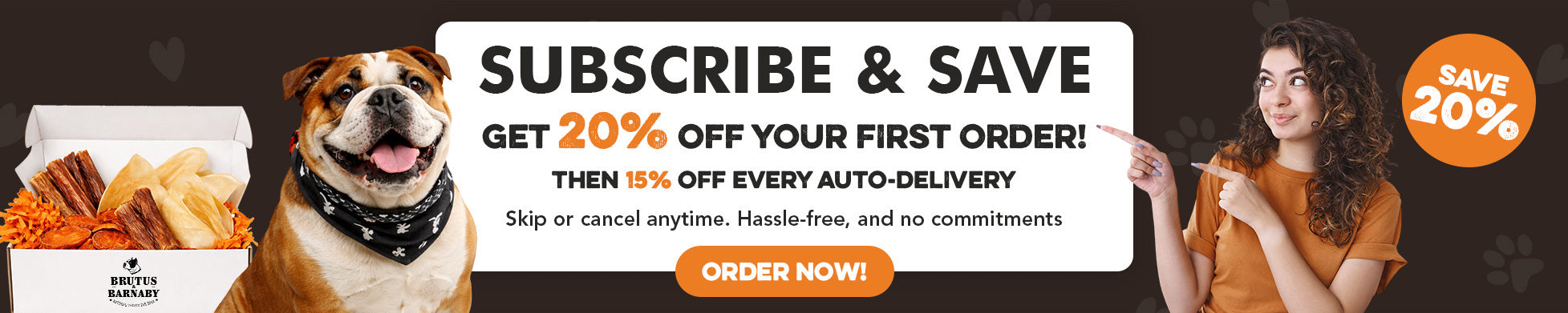 Homepage banner