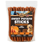 Sweet Potato Sticks for Dogs | Pumpkin & Cinnamon Crunchy Dog Treats