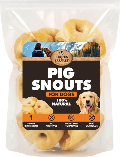 Pig Snouts for Dogs | Crunchy Fully Digestible Dog Chews