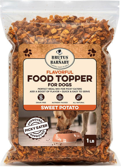 Sweet Potato Dog Food Topper | High-Fiber Meal Enhancer for Dogs