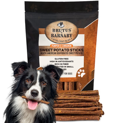 Sweet Potato Sticks - Pumpkin and Cinnamon Sweet Potato Dog Treats
