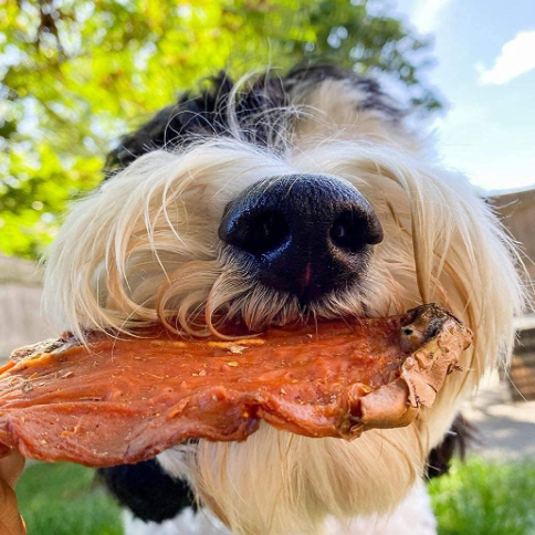 Whole Pig Ear Dog Treat(12 Pack) + Sweet Potato Kibble Topper (8oz)