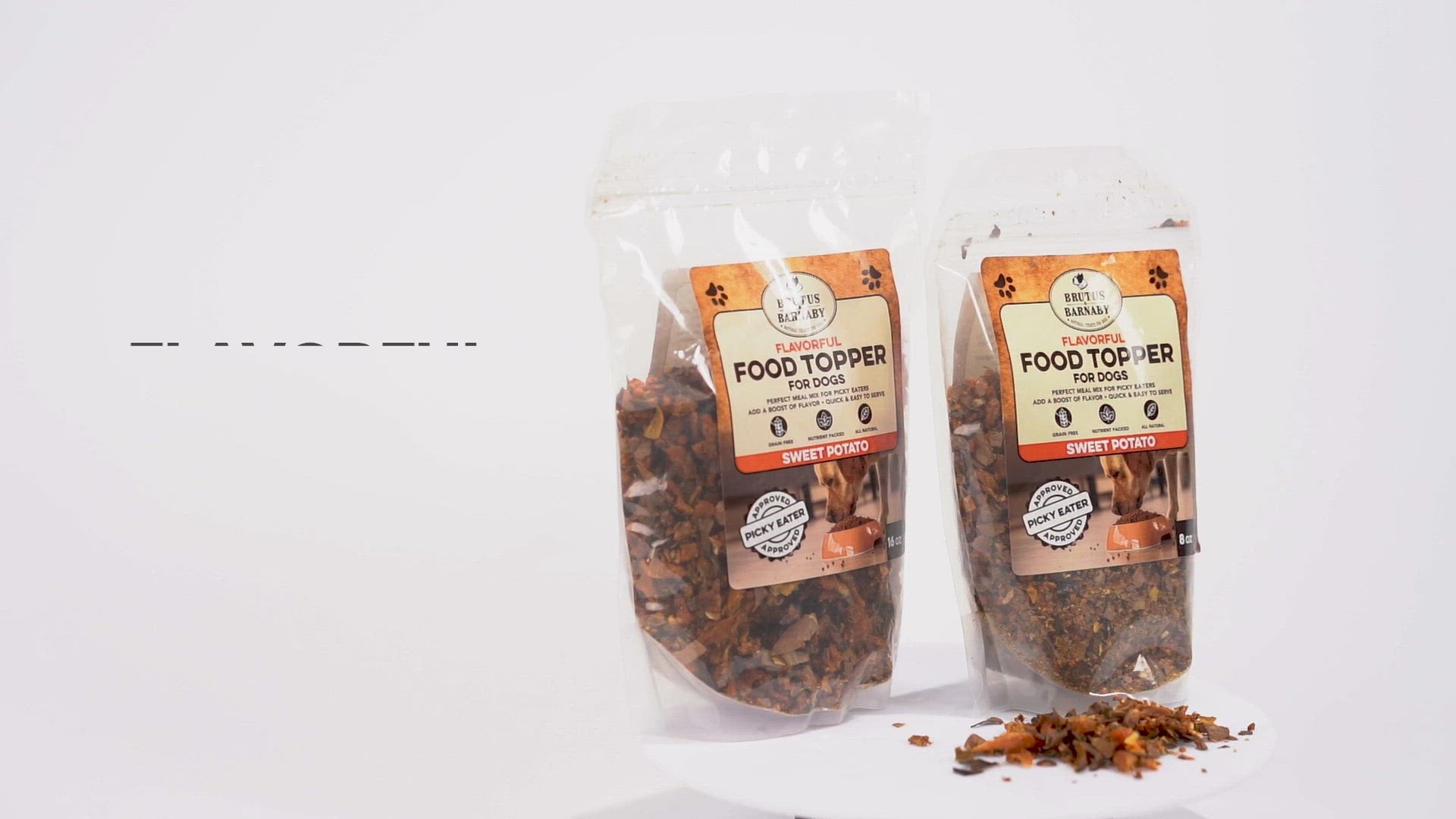 Dog Food Topper - Sweet Potato - Perfect Vegan Meal Enhancer For Bored Or Picky Eaters
