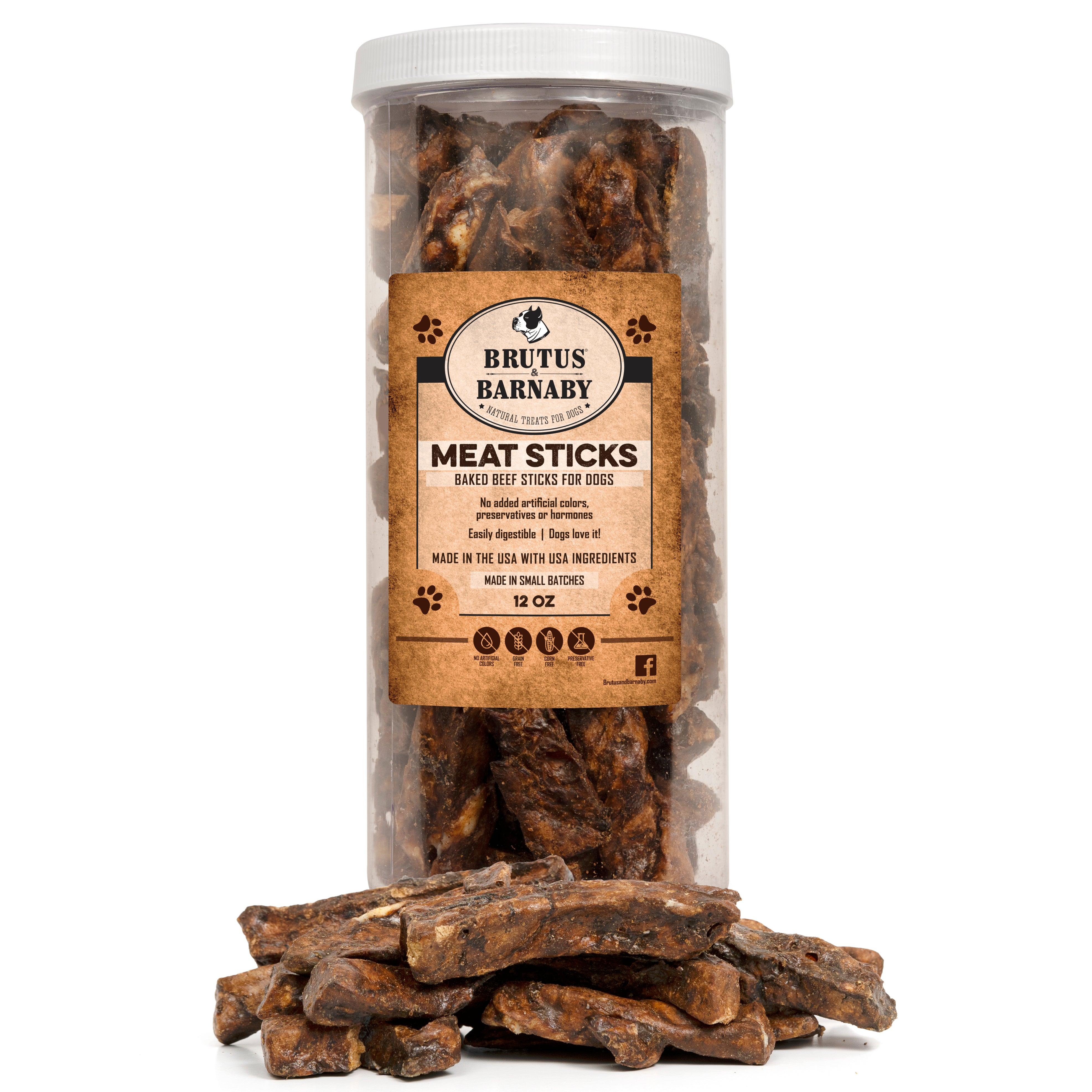 Beef Meat Sticks for Dogs Thick Hearty Beef Liver Lung Sticks