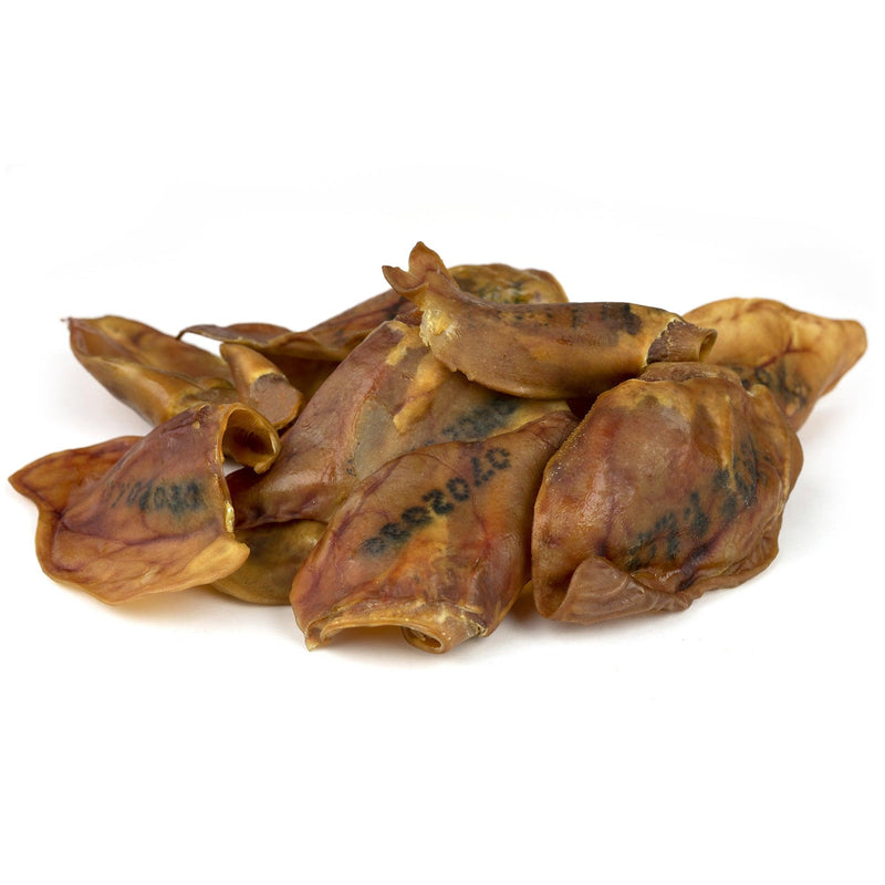Discounted 5lb bag of Tattooed and odd size pig ears - buy in bulk