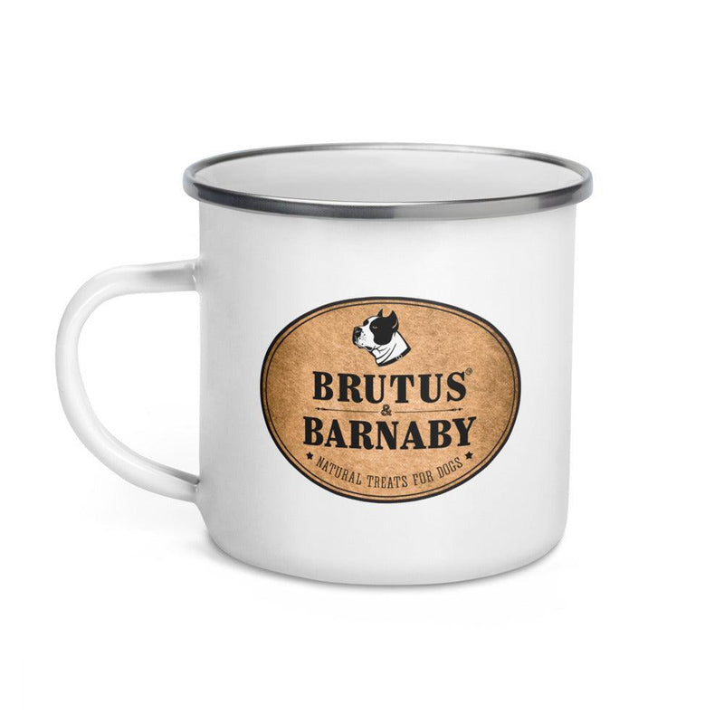 Brutus & Barnaby Camping Enamel Mug - 12oz